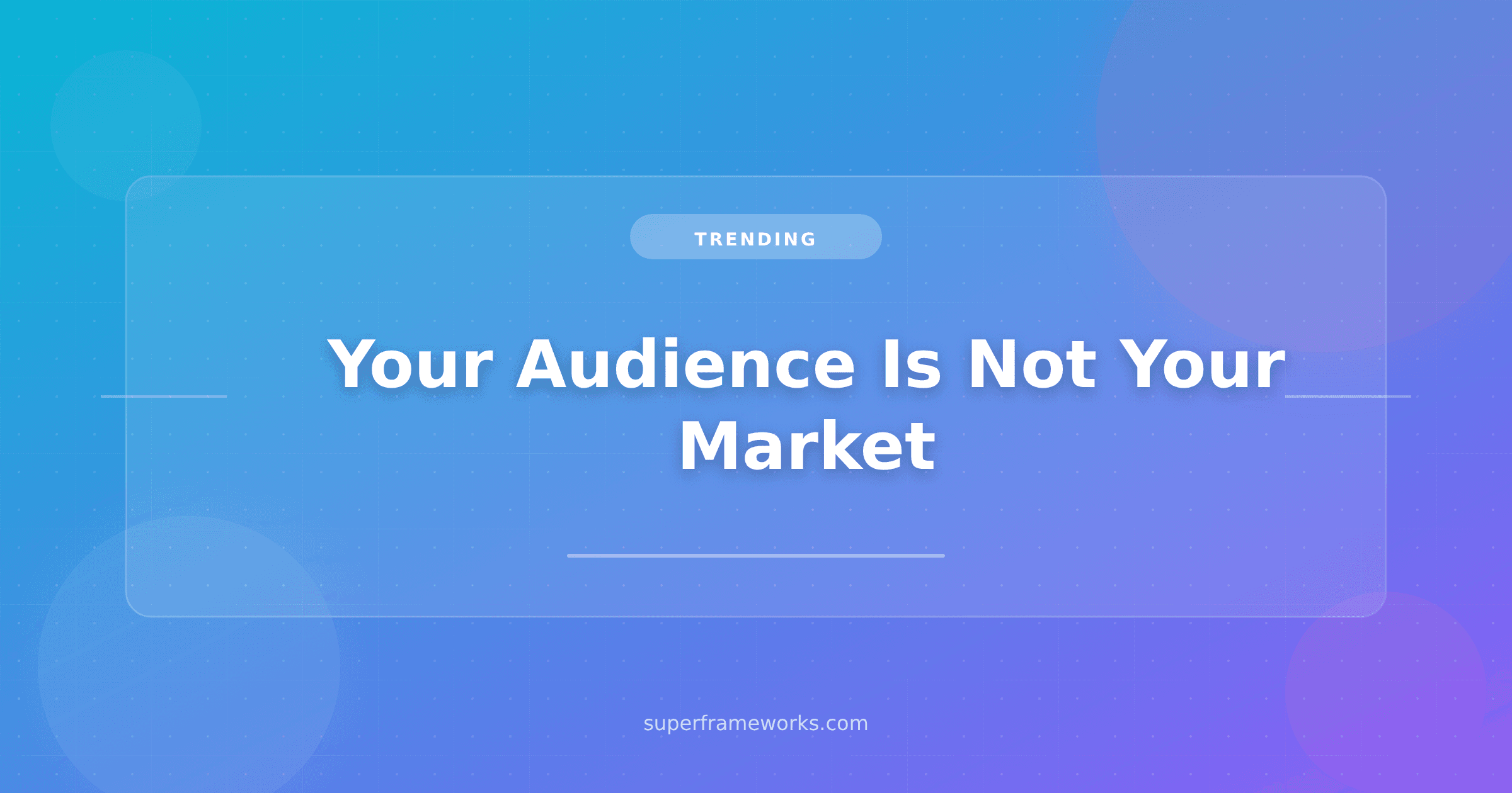 Your Build-in-Public Audience Is Not Your Market. Here’s How to Tell the Difference.
