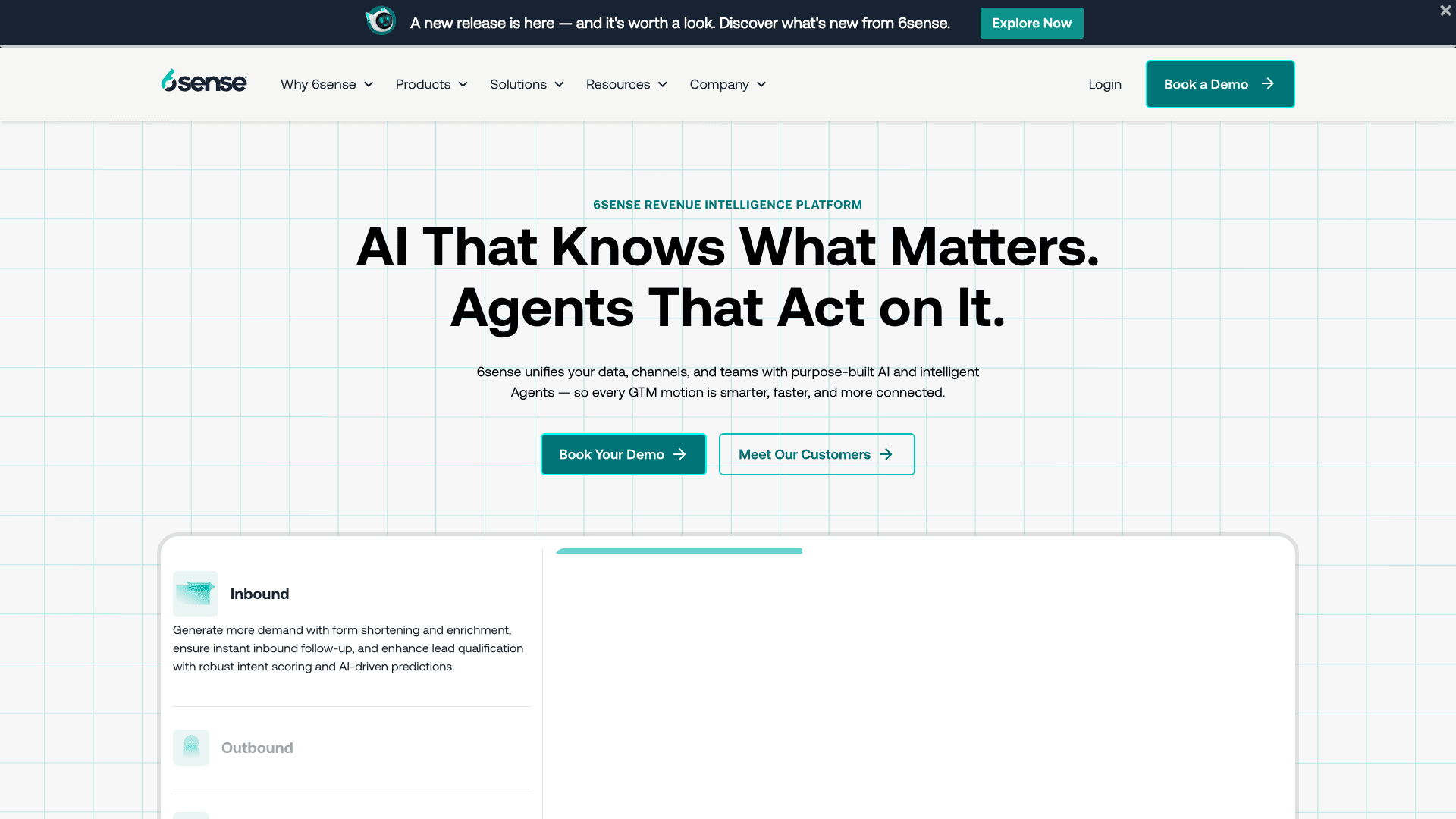 6sense homepage