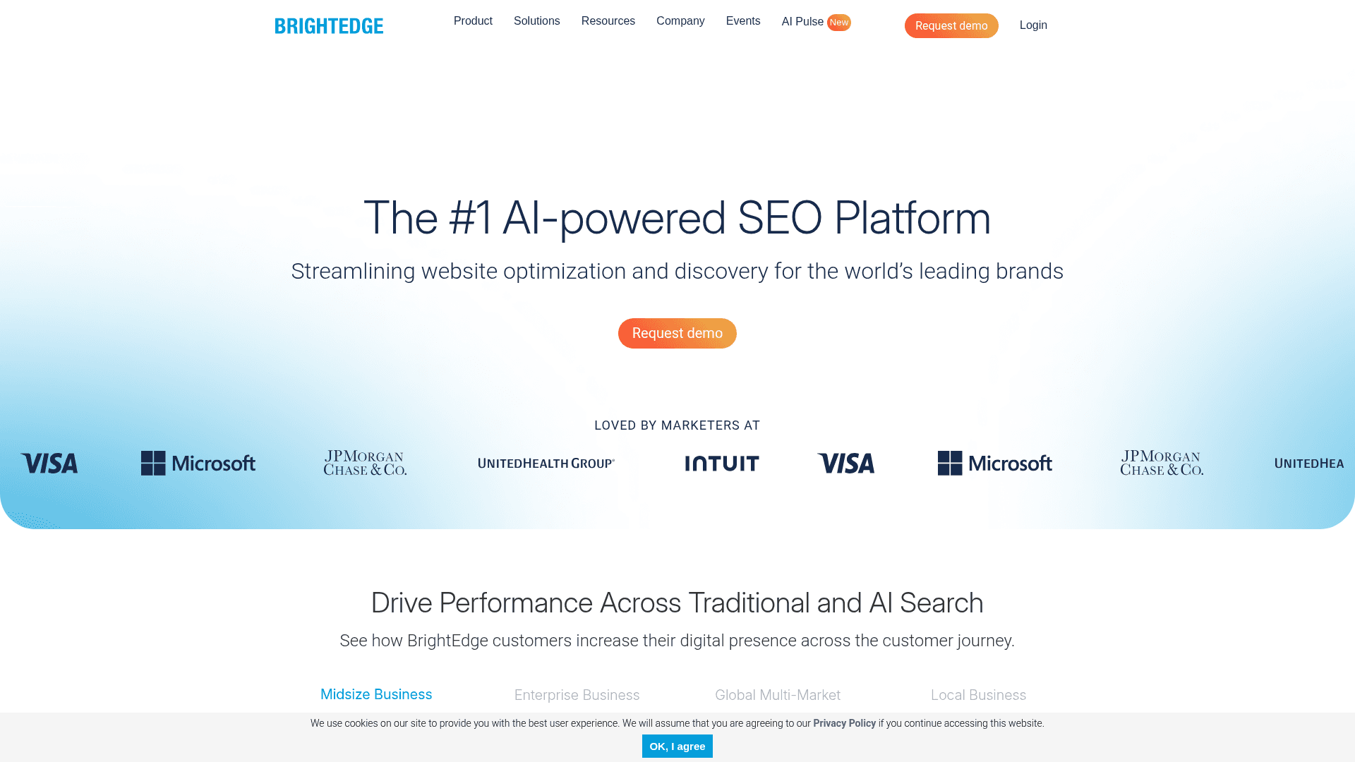 BrightEdge screenshot