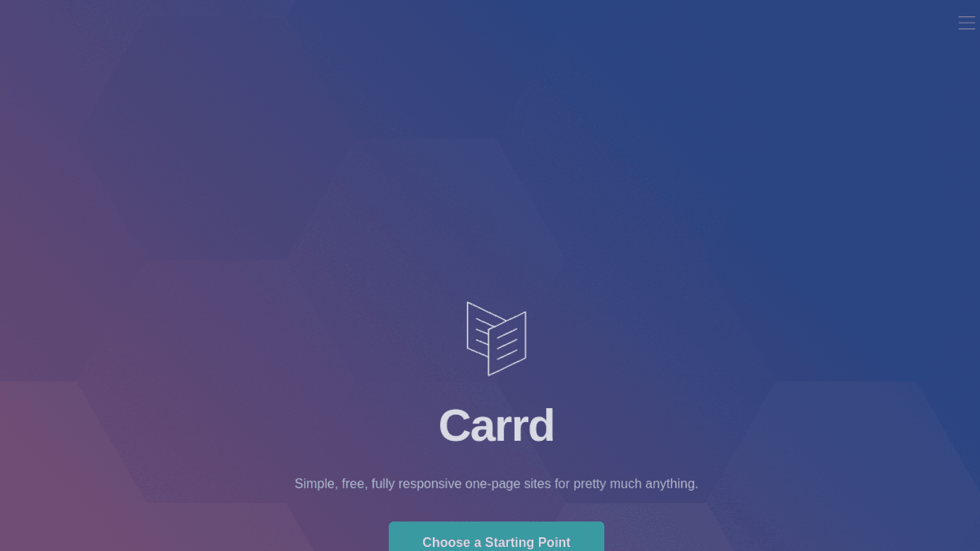 Carrd interface — One-Page Sites Done Perfectly