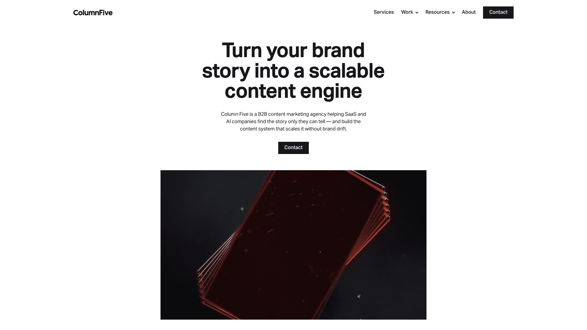 Column Five agency homepage