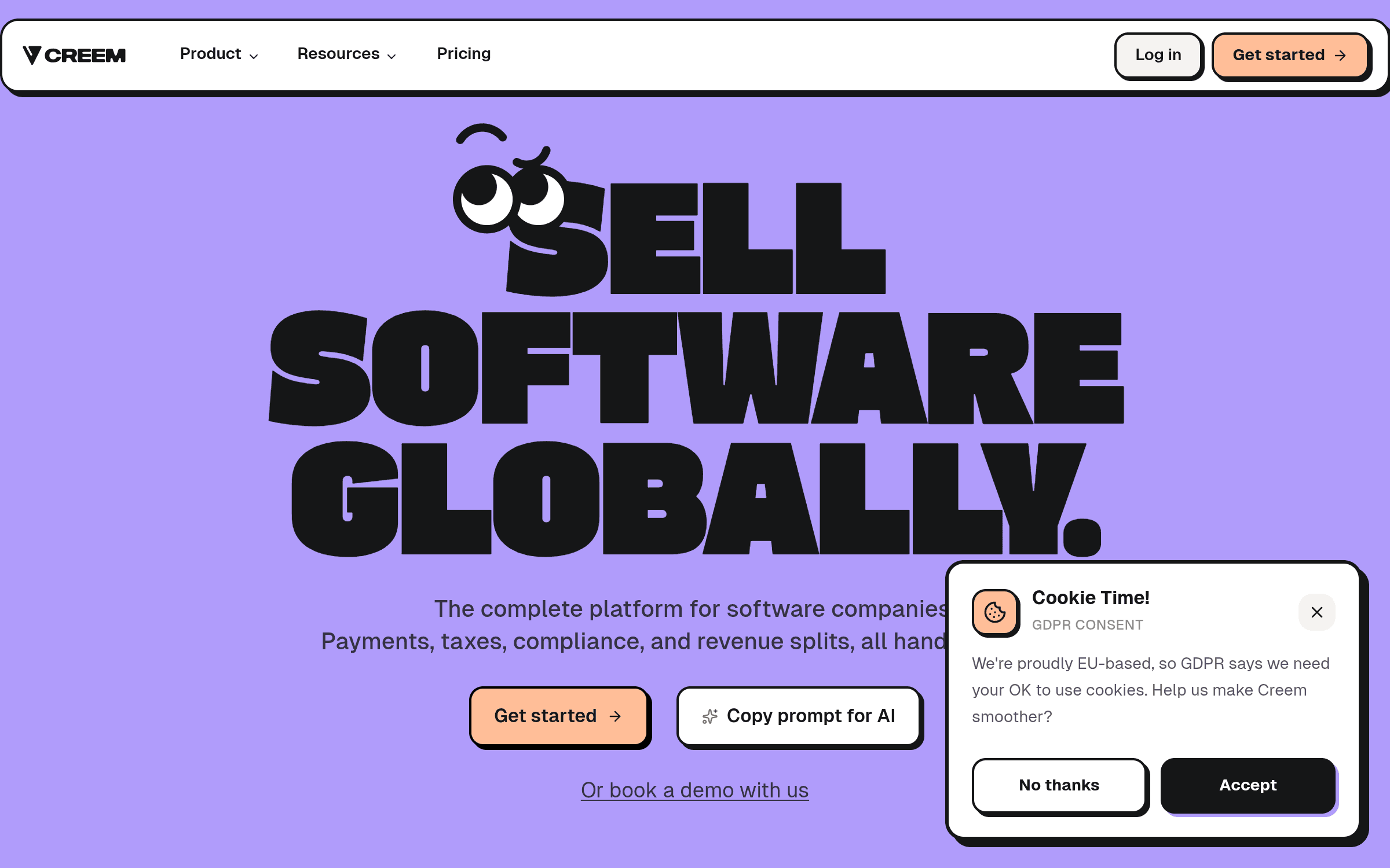 Creem interface — the Lowest-Fee Indie Play, With Caveats