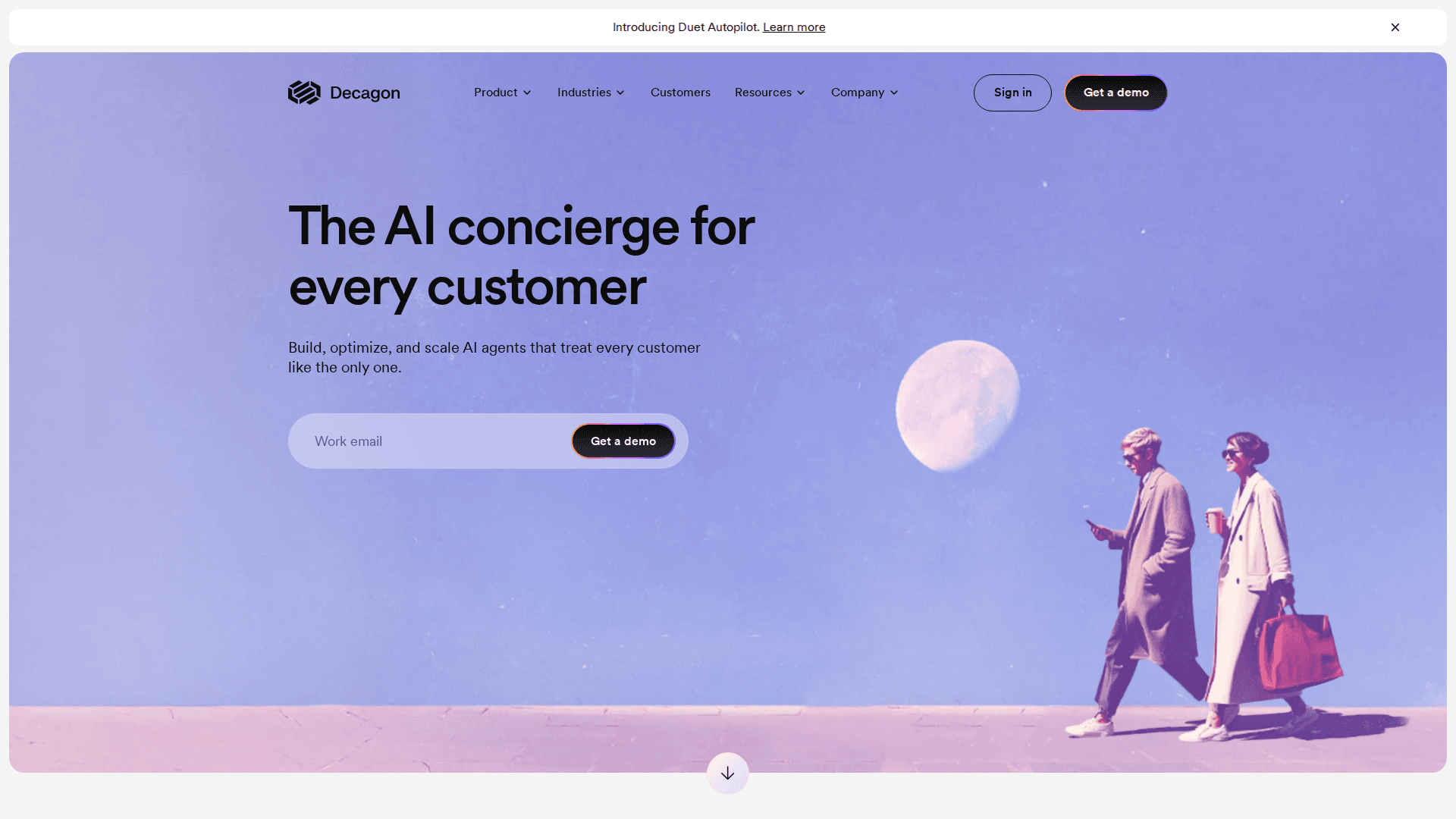 Decagon interface — When You Have $95K+/yr and the Volume