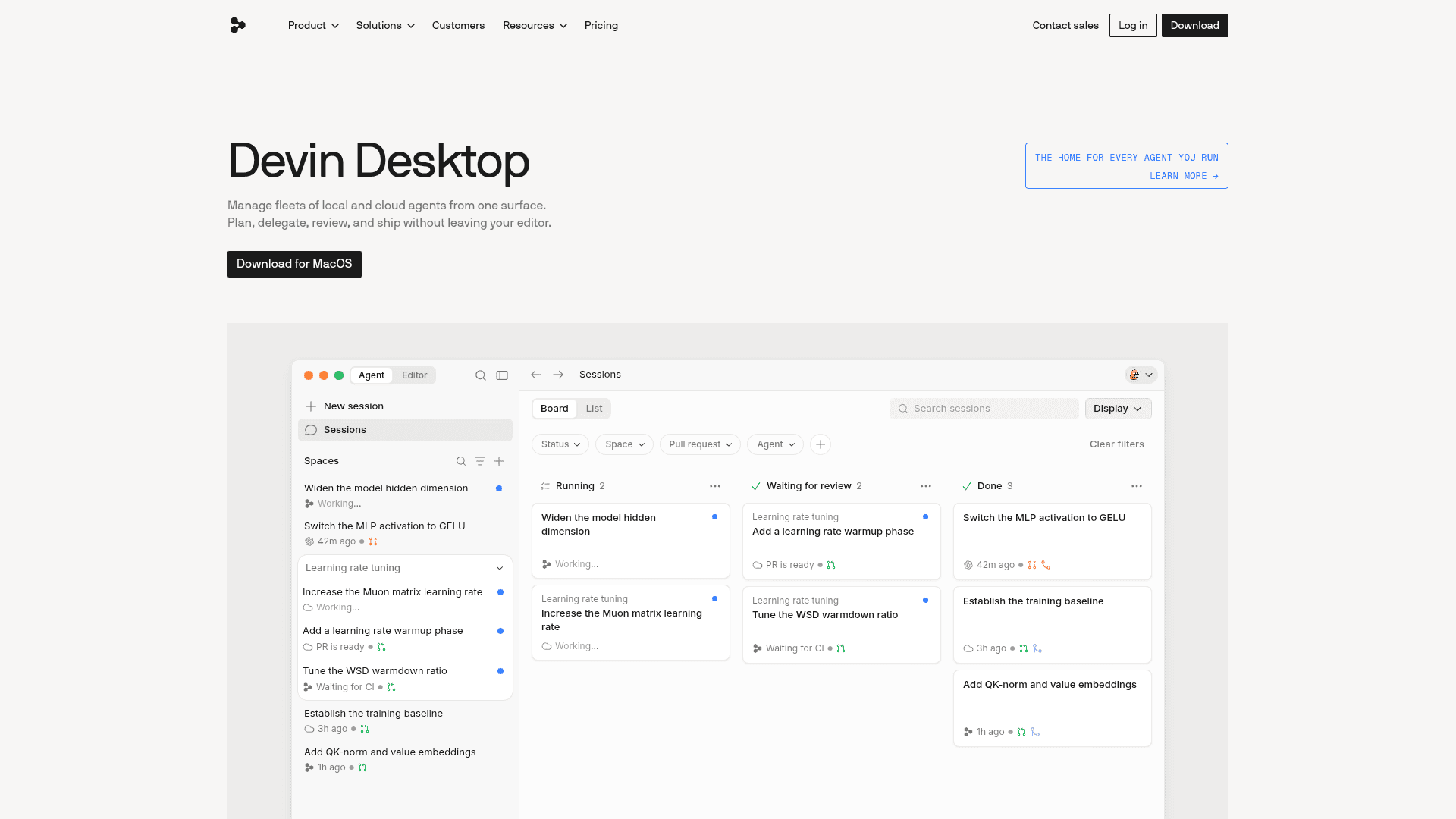 Windsurf (now Devin Desktop) interface as a Cursor alternative