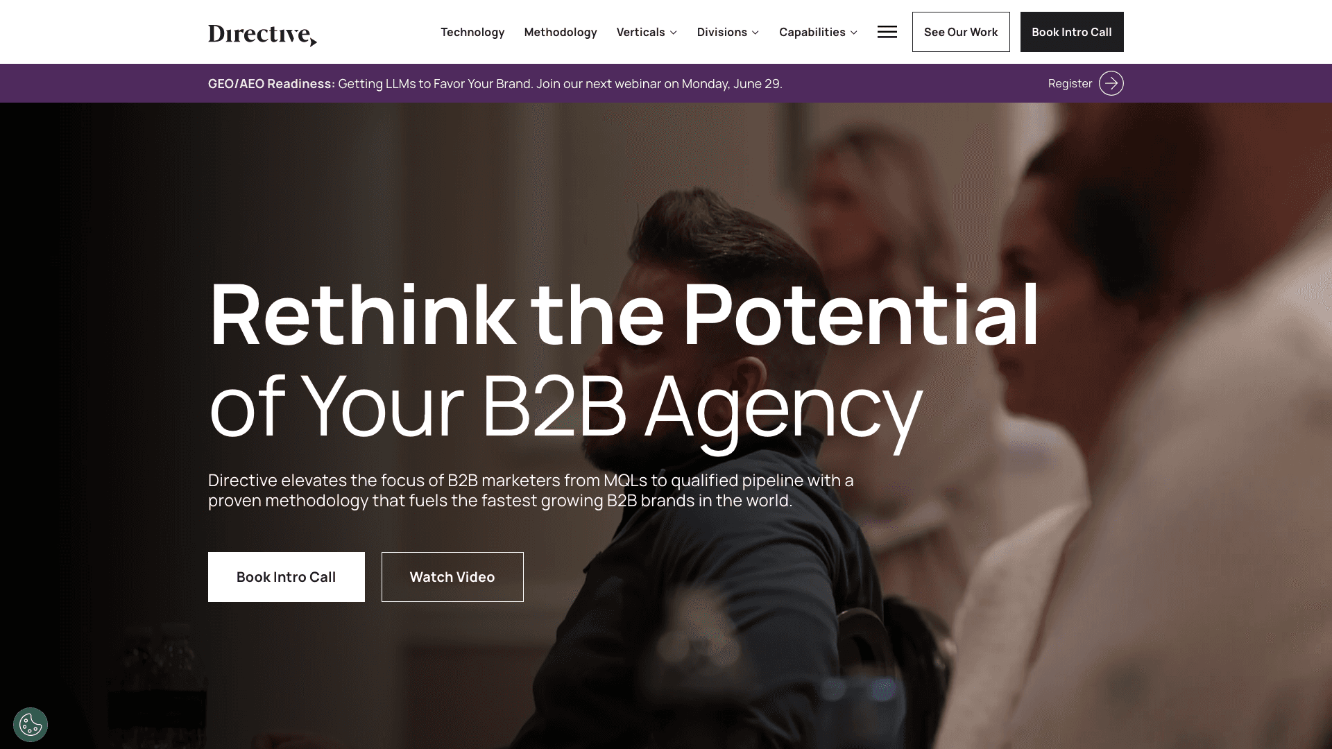 Directive agency homepage