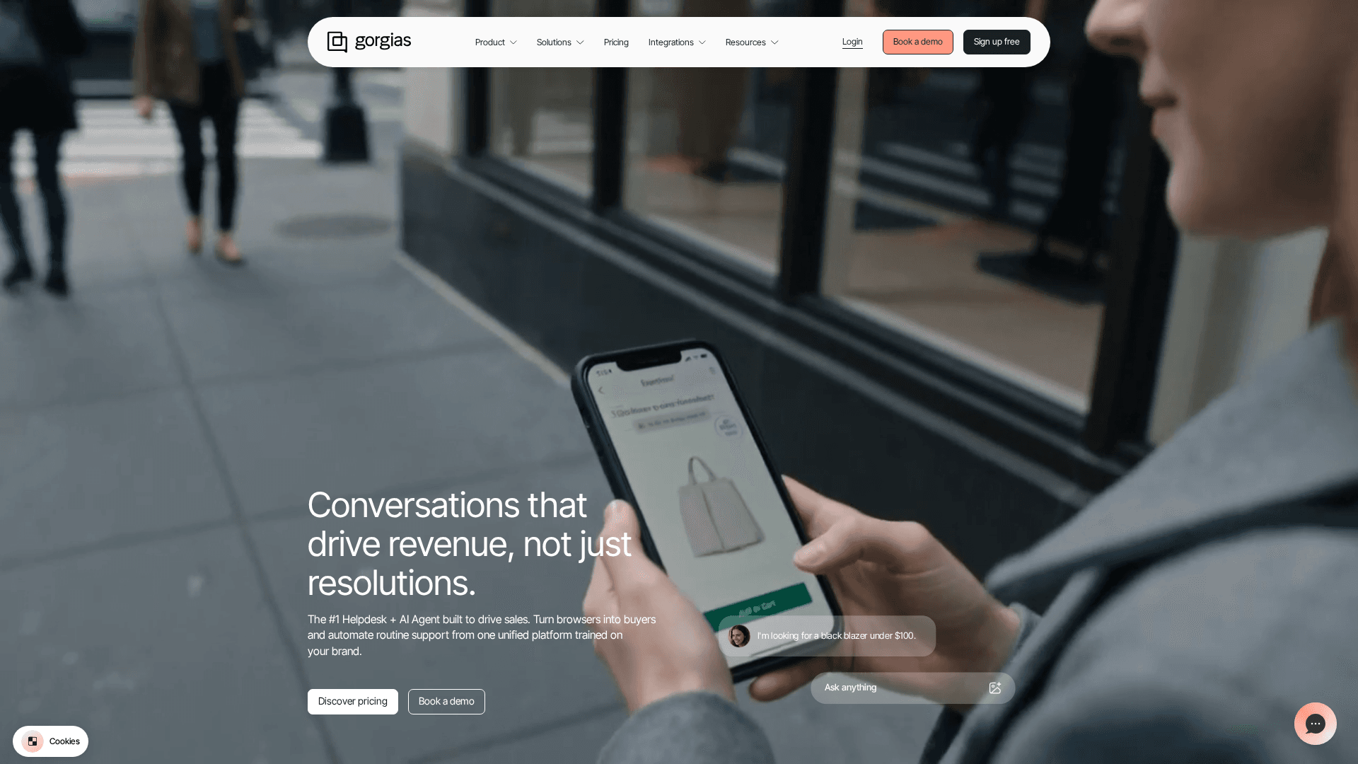 Gorgias interface — Unlimited Seats + Shopify-Native Actions