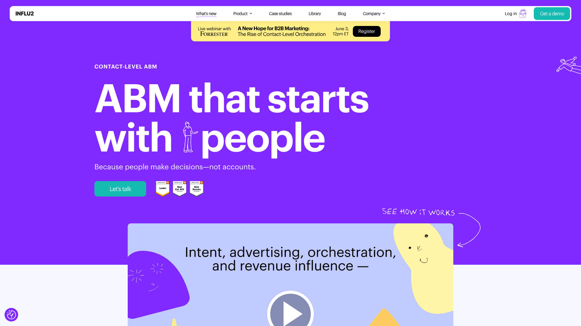 Influ2 interface — Target Individuals, Not Just Accounts