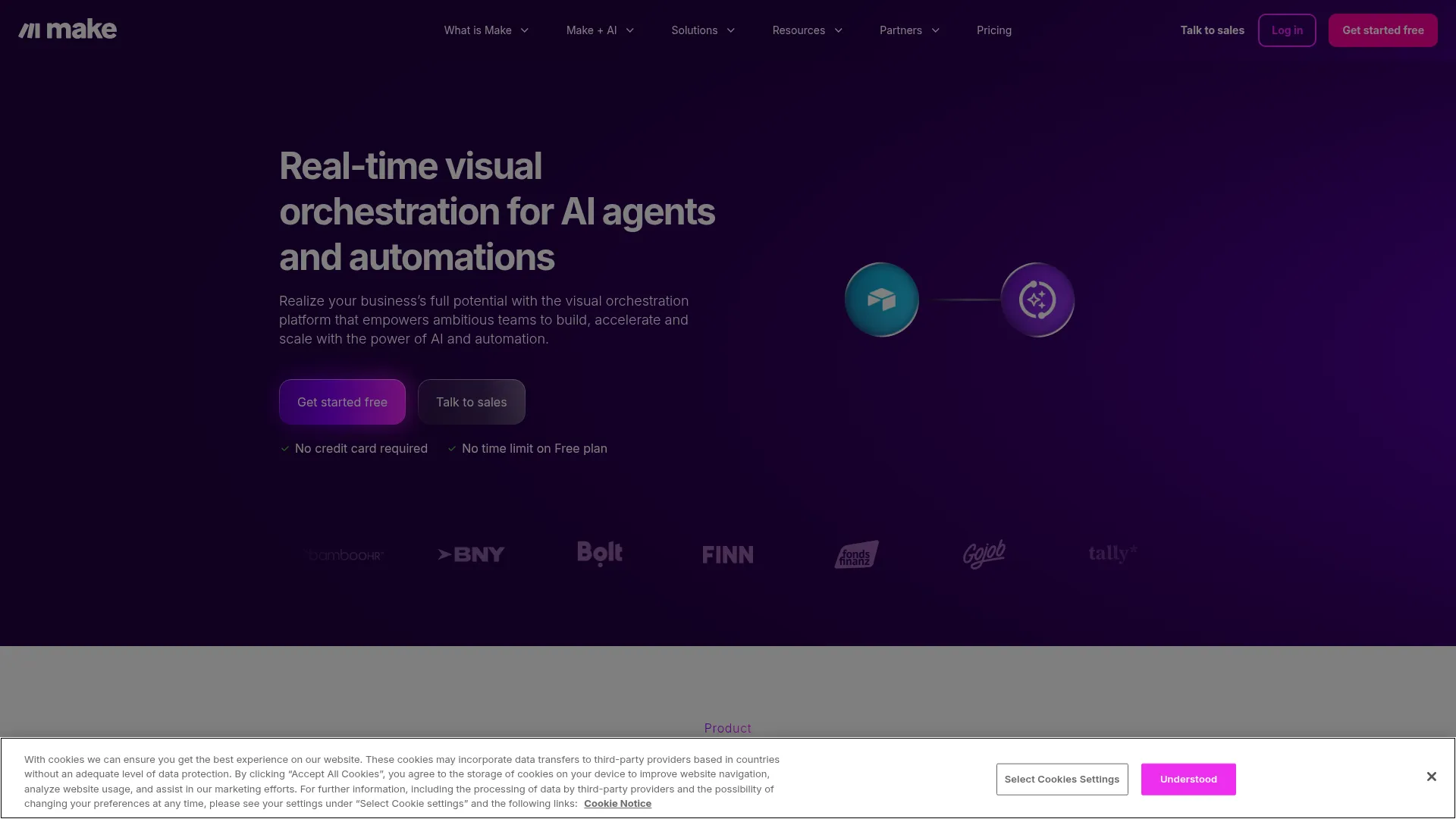 Make interface showing workflow automation features for non-technical teams