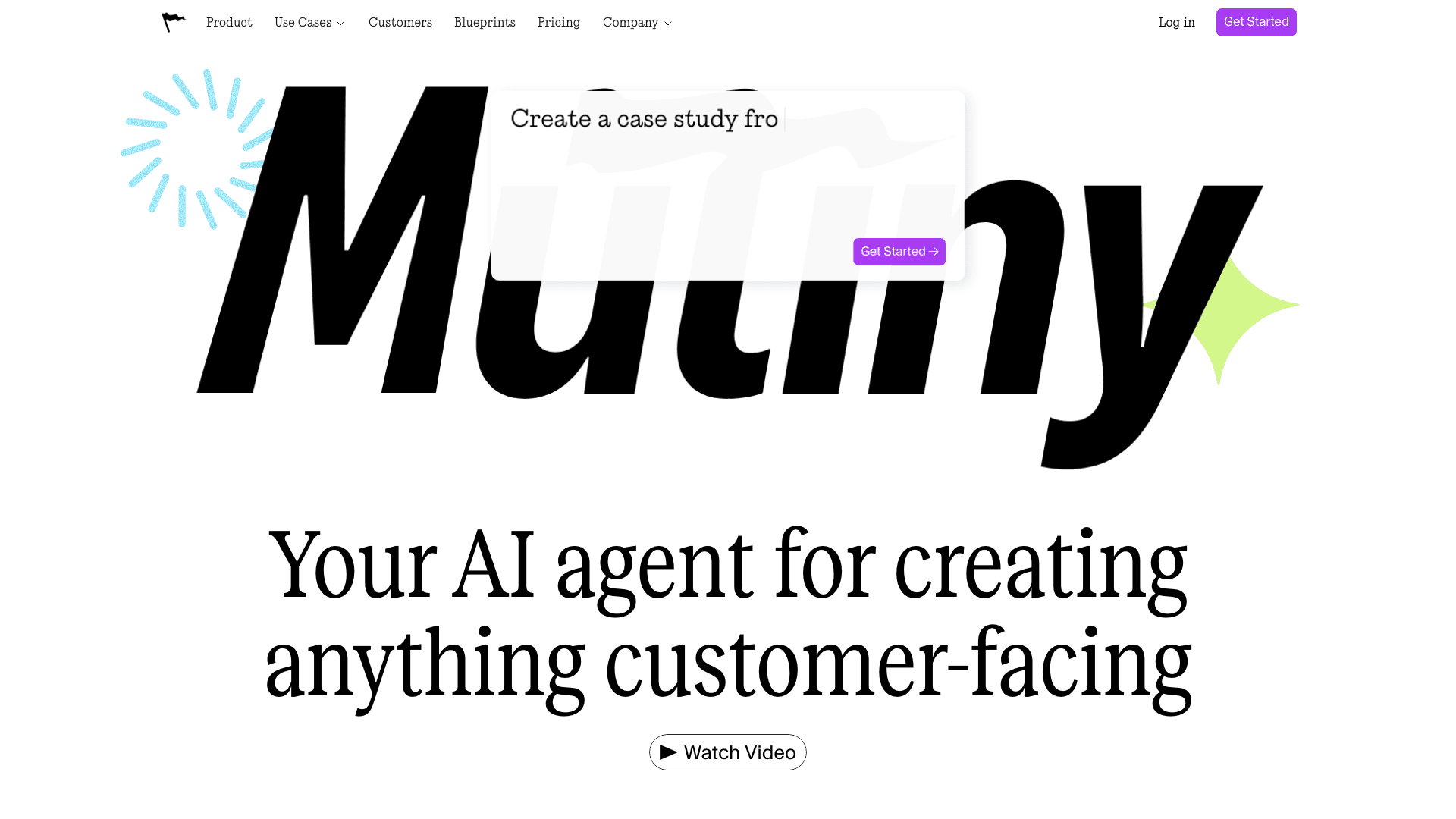 Mutiny interface — AI Agent for Named-Account Experiences