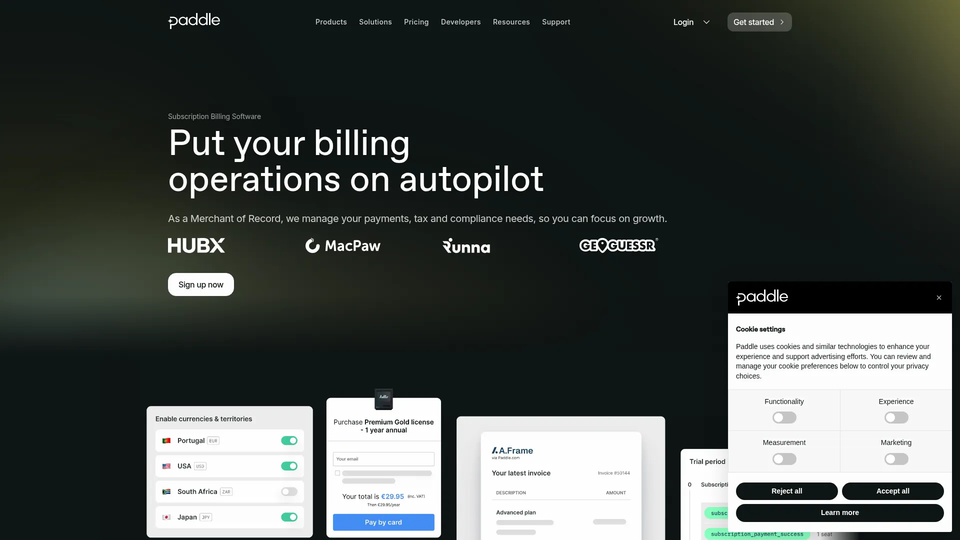 Paddle interface — the Proven, Decade-Old Merchant of Record