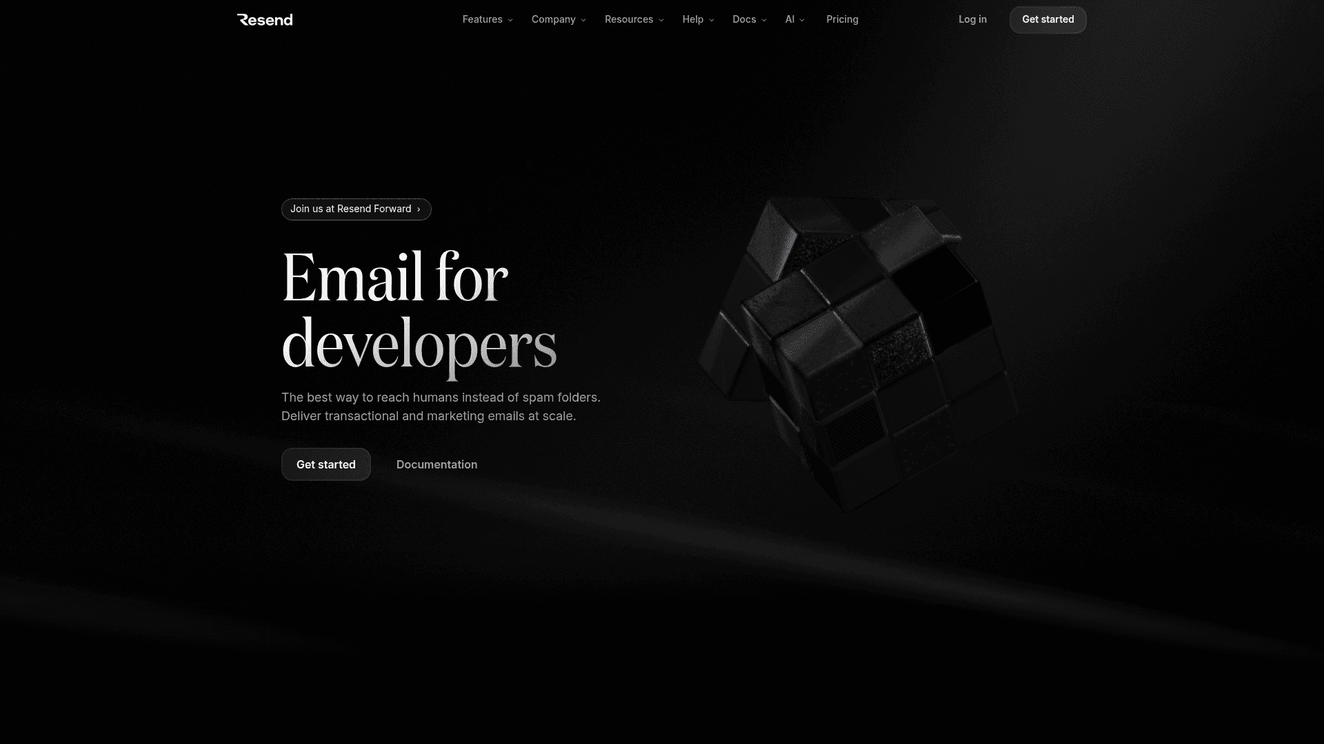 Resend interface — Your Newsletter as Code, Broadcasts Included