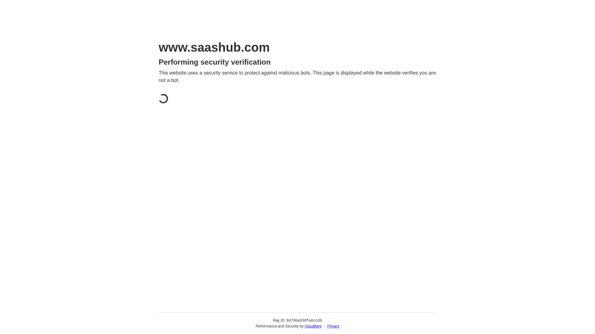 SaaSHub homepage screenshot
