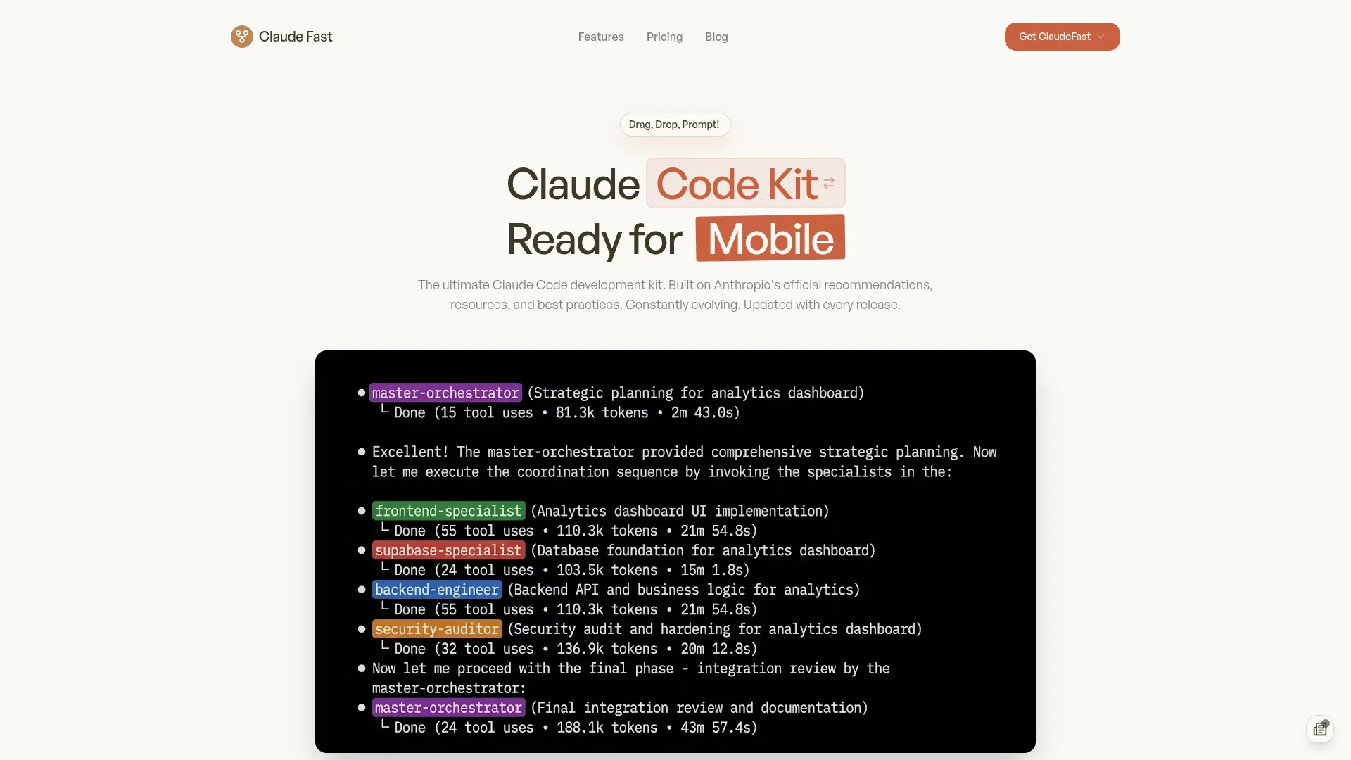 Claude Fast screenshot